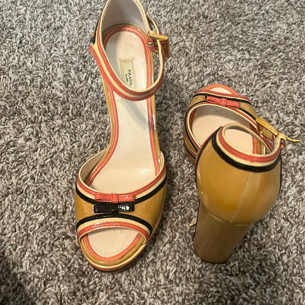 Prada size 7 beautiful.
